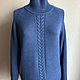 Заказать Свитер из кашемира и мериноса. Cashmere & Wool / Машинное вязание. Ярмарка Мастеров. . Свитеры Фото №3