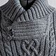 Men's knitted sweater with collar. Mens sweaters. UrbanStyleKnit (usknits). My Livemaster. Фото №4