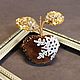 Gingerbread Apple Brooch. Brooches. PatinaBeadJewellery. My Livemaster. Фото №5