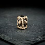 Украшения handmade. Livemaster - original item Bead for a necklace with skulls / 4 skulls. Handmade.