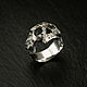 Перстень в виде черепа из серебра 925. Перстень. Rhyton Jewelry. Интернет-магазин Ярмарка Мастеров.  Фото №2