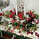 Новогоднее оформление стола. Композиции. buket.buffet.decor/ Lana R. Ярмарка Мастеров.  Фото №5