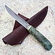 Knife 'Finka-3' 'lappi' Damascus stab.karelka, Knives, Vorsma,  Фото №1