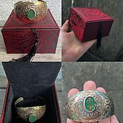 Винтаж handmade. Livemaster - original item Kazakh Silver Jewelry Ring Earrings Bracelet. Handmade.