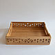 Tray carved from solid oak, Trays, Ufa,  Фото №1