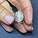 Кольцо с лунным камнем с эффектом кошачьего глаза 11.8ct. МЛЕЧНЫЙ ПУТЬ. Кольца. Елена. Ярмарка Мастеров.  Фото №8