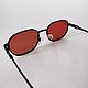 Солнцезащитные очки красного цвета прямоугольной формы с поляризацией. Очки. VINTAGE. Ярмарка Мастеров.  Фото №6