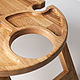 Стол менажница на 2 бокала. Подносы. Welovewood. Интернет-магазин Ярмарка Мастеров.  Фото №2