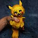 Пикачу . Покемон. Мягкие игрушки. Оля Абашева (souvenir-toys). Интернет-магазин Ярмарка Мастеров.  Фото №2