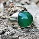 Ring with chrysoprase, Rings, Barcelona,  Фото №1