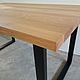 Order Dining table made of oak 800h1400 mm. aleksej-ixw. Livemaster. . Tables Фото №3