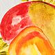 Картина фрукты акварель иллюстрация *Сочное Манго*, бумага. Картины. ЯРКИЙ МИР  КАРТИН Ларисы Раевской. Интернет-магазин Ярмарка Мастеров.  Фото №2