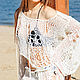 Летний костюм крупной вязки. Кофты-сетки. Gala Knit. Ярмарка Мастеров.  Фото №6