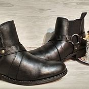 Винтаж: Немецкие туфли из натуральной кожи, без каблука