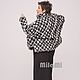 Order Art.4609 wide jacket with buttons woolen black and white. MilaMi. Livemaster. . Jackets Фото №3