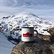 Эмалированная кружка Mount Elbrus, Кружки и чашки, Тырныауз,  Фото №1
