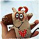 toy for the Christmas tree ' Bull', Interior doll, ,  Фото №1