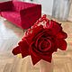 Ободок «Red Flower». Диадемы. KUDESNITSA Designer Accessories. Ярмарка Мастеров.  Фото №5
