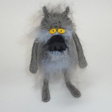 Куклы и игрушки ручной работы. Ярмарка Мастеров - ручная работа Жил-был волк. Handmade.