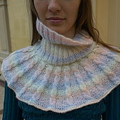 Аксессуары handmade. Livemaster - original item Dickey, knitting Tenderness. Handmade.