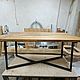 Стол обеденный 1500*700мм массив дерева карагач. Столы. ON FRIDAY workshop. Ярмарка Мастеров.  Фото №5