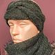 Headband GOSSAMER made of Italian yarn. Bandage. homemade_knitwear. Online shopping on My Livemaster.  Фото №2