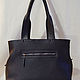 Leather bag 'kot Begemot' (Black). Classic Bag. Marina Speranskaya handbag. Online shopping on My Livemaster.  Фото №2