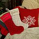 Christmas boot 'Dmitry'. Christmas sock. Shpulkin dom. My Livemaster. Фото №4