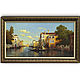 Venice Canal/ 60h120 cm (inner size) oil on canvas, Pictures, Moscow,  Фото №1