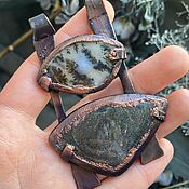 Украшения handmade. Livemaster - original item Copper pendant 