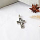 Order Old believer cross. 925 sterling silver. Zoloto Master. Livemaster. . Folk decorations Фото №3