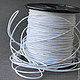 Шнур вощеный хлопок белый
Шнур плетеный из хлопка белого цвета 
с восковой пропиткой диаметром 1 мм и длиной 10 метров для сборки украшений