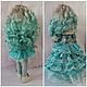 OOAK Paola Reina Tiffany doll, in a turquoise outfit. Custom. kuklandia-maria. My Livemaster. Фото №6