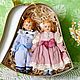 interior doll: Lizonka and Nikolenka. Interior doll. Nadezhda Belova Christmas gift. My Livemaster. Фото №5
