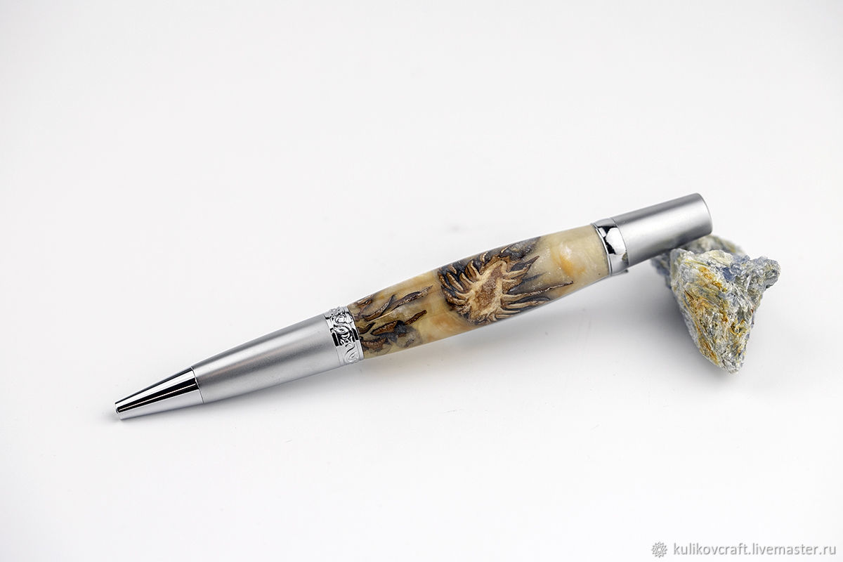 Consul amber ballpoint pen in a case, Handle, Moscow,  Фото №1