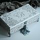Шкатулка «Весенние цветы» с инициалами. Шкатулки. Шкатулки (HandMadeJoli) (HandMadeJoli). Интернет-магазин Ярмарка Мастеров.  Фото №2