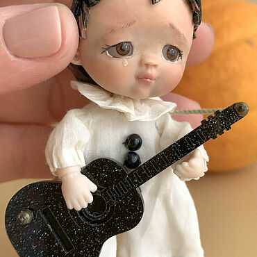 Куклы и игрушки ручной работы. Ярмарка Мастеров - ручная работа Кукла Пьеро.. Handmade.