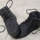 Shoes felted wool handmade, Boots, Losino-Petrovsky,  Фото №1