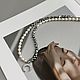 Заказать Колье из натурального жемчуга и гематита с лунницей. Kuznetsova Jewels • Украшения ручной работы. Ярмарка Мастеров. . Колье Фото №3