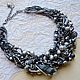 Order Necklace with grey pearl and hematite. Beauty for you!. Livemaster. . Necklace Фото №3