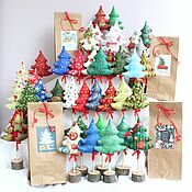 Новогодний подарок 2022 Набор для игры "Дед мороз" из дерева