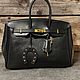 Сумка кожаная по лекалам Birkin 35, Классическая сумка, Курск,  Фото №1