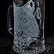 Заказать Вожак. Пивная кружка. 'Белый Дракон' гравировка стекла. Ярмарка Мастеров. . Кружки и чашки Фото №3