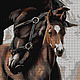 Order Set for beadwork "a FOAL WITH MOTHER". Beaded embroidery from Laura. Livemaster. . Embroidery kits Фото №3