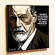 Picture poster of Sigmund Freud in the style of Pop art, Pictures, Moscow,  Фото №1