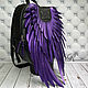 Women's leather backpack 'Violet Angel'. Backpacks. Lyurom Studio. Online shopping on My Livemaster.  Фото №2