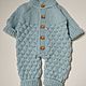 Заказать  Вязаный комплект, рост 62-68 см. knitting for kids. Ярмарка Мастеров. . Комбинезоны детские Фото №3