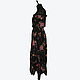 Elegant designer dress with straps made of branded chiffon. Dresses. Beau monde (vipbomond). My Livemaster. Фото №5