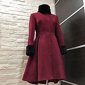 Пальто-платье с капюшоном
