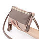 Pink Double leather Crossbody bag with shoulder strap Clutch, Crossbody bag, Moscow,  Фото №1